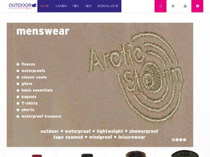 Outdoor Leisurewear website