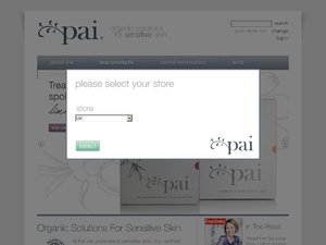 Pai Skincare website