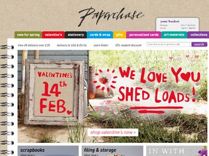 Paperchase website