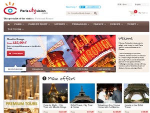 ParisCityVision website
