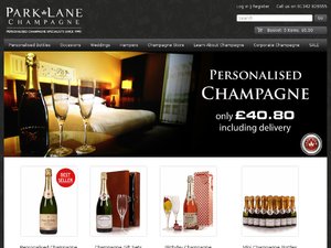 Park Lane Champagne website