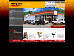 PartsPlus website