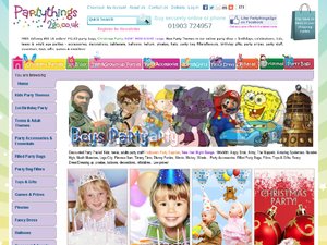 Party Things 2 Go website