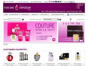 Perfume Emporium website