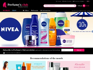 Perfumes Club website