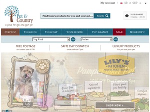 Pet and Country website