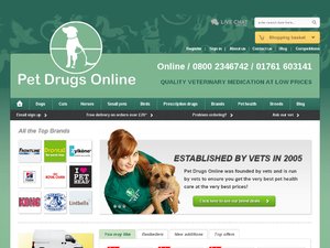 Pet Drugs Online website