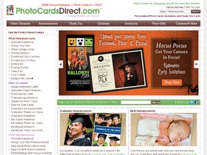PhotoCardsDirect website