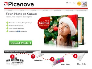 Picanova.co.uk website