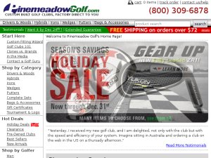 pinemeadowgolf.com website