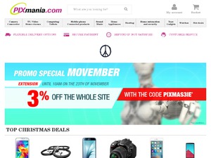 Pixmania Ireland website