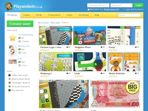 Play and Win website