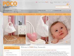 Poco Baby Hammocks website