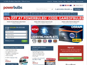 Power Bulbs website