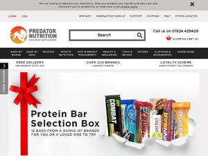 Predator Nutrition website