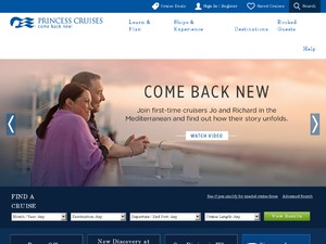 Princess Cruises website