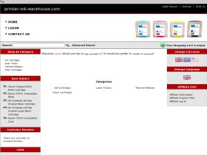 printer-ink-warehouse website