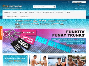Proswimwear website