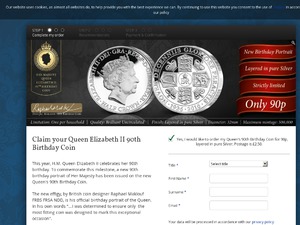 The Queen's 90th website