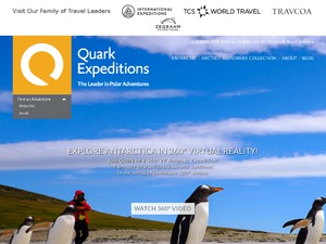 Quark Expeditions UK website