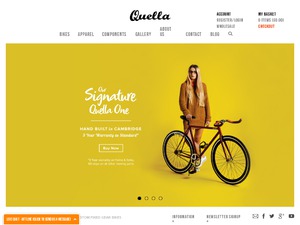 Quella Bicycle website