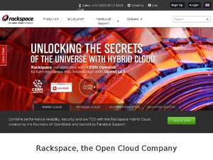 Rackspace website