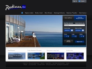 Radisson Blu website
