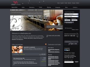 Rafael Hoteles website