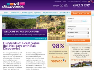 Rail Discoveries website