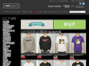 Red Square Clothing website