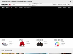 Reebok Store website