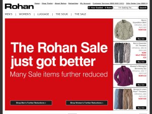 Rohan website