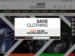 Sage Clothing website