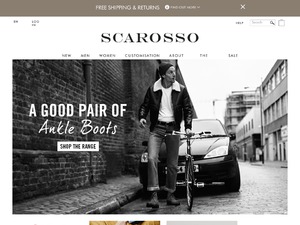 Scarosso UK website