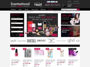 Scentsational Perfumes website