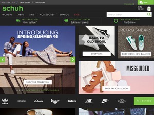 Schuh website