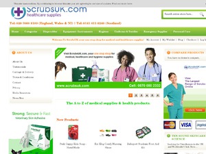 Scrubs UK website
