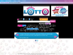 Search Lotto website