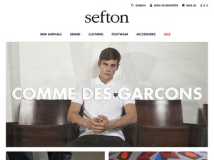 Sefton Fashion website