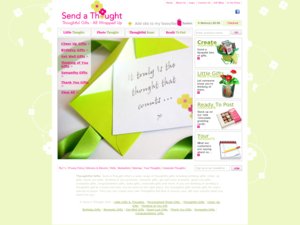 Send a Thought website