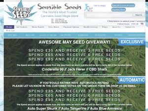 Sensible Seeds website