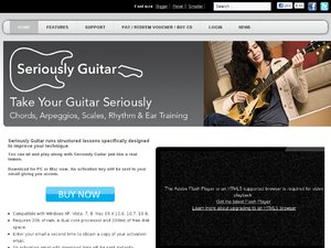 Seriously Guitar website