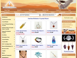 Shamans Crystals website