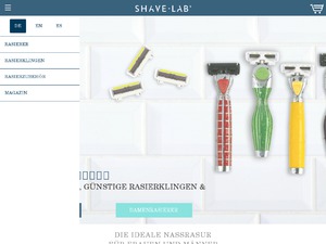 shave-lab.com UK website