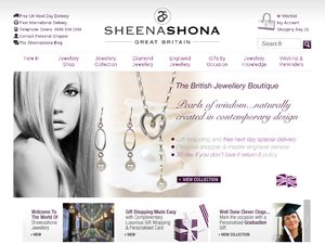 Sheena Shona Jewellery website