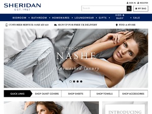 Sheridan UK website