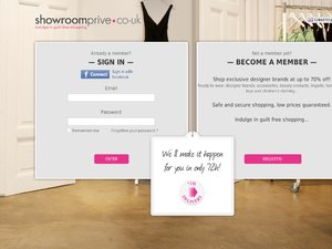 Showroomprive website