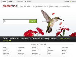 Shutterstock website
