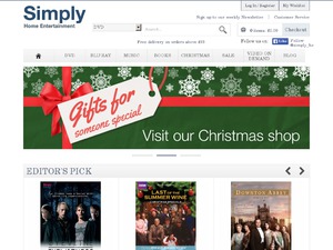 Simply Home Entertainment website