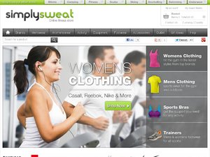 Simply Sweat website